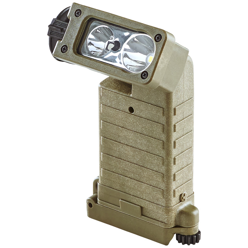 Streamlight Sidewinder X Aviation Model - White, Green, Blue, IR LEDs - Includes MOLLE retainer and (2) “AA” alkaline batteries - Coyote - 6