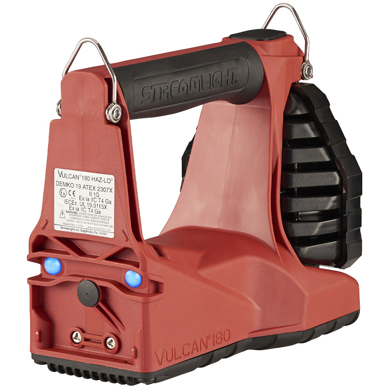 Streamlight Vulcan 180 HAZ-LO Standard System (ATEX) - 120V/100V AC/12V DC - Includes quick release shoulder strap - Orange - 6