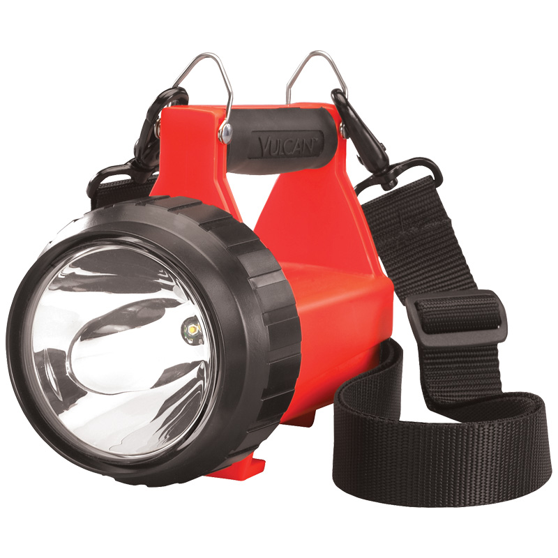 Streamlight Fire Vulcan LED Standard System - 230V AC/12V DC - Includes quick release shoulder strap (T-4A) - Orange - 4