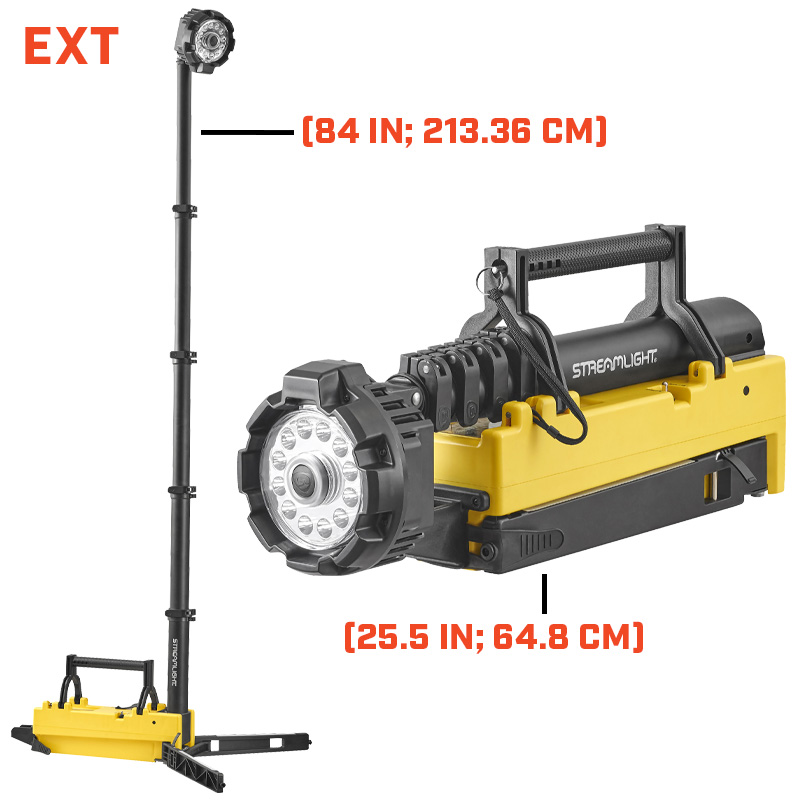 Streamlight Portable Scene Light - 240V AUS/NZ AC/12V DC - Yellow - 6