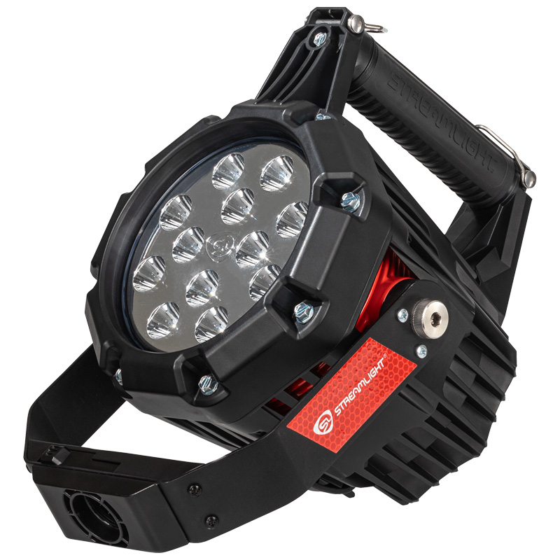 Streamlight Portable Scene Light III - Light Head Only - 230V AC/12V DC - Includes (1) SL-P6™ battery, (1) SL-P6 battery charger, (1) 230V AC cord/power supply and (1) 12V DC cord - Black - 2