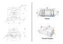 ARIMAR Liferaft SOLAS DEEP SEA II,Throw Overboard,25 prs,canister (A)