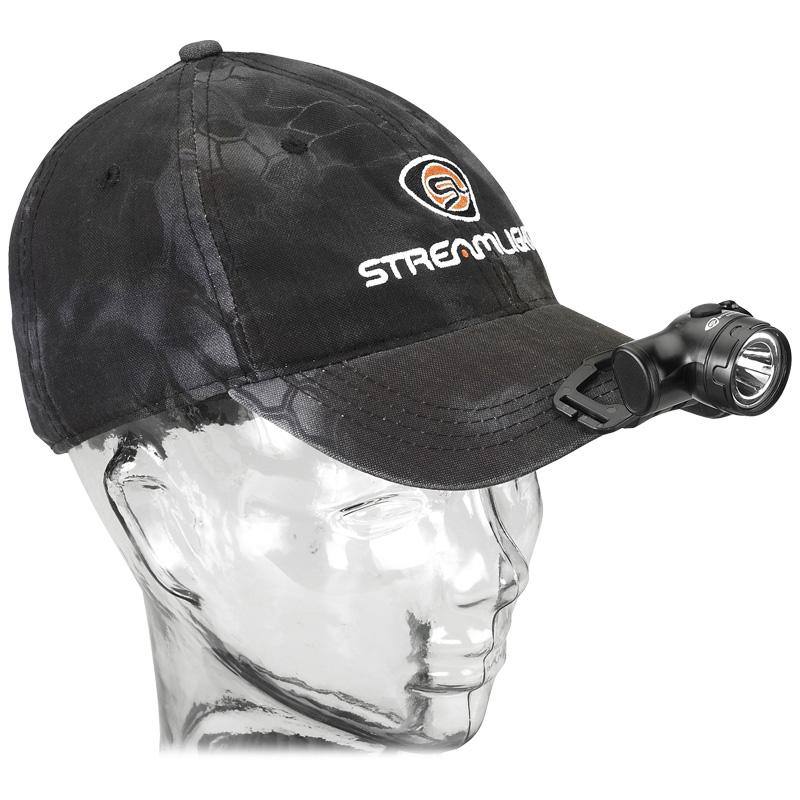 Streamlight Enduro - Includes Alkaline batteries, visor clip and elastic strap - Clam - Black - 2