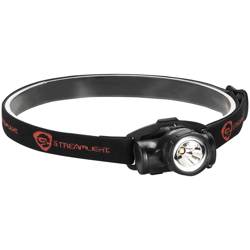 Streamlight Enduro - Includes Alkaline batteries, visor clip and elastic strap - Clam - Black - 3