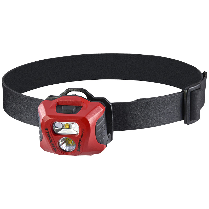 Streamlight Enduro Pro HAZ-LO (InMetro) - Includes (3) "AAA" Alkaline batteries, rubber hard hat strap, elastic head strap - Orange - Box - 3