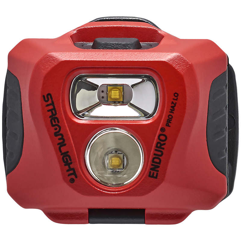 Streamlight Enduro Pro HAZ-LO (ATEX) - Includes (3) "AAA" Alkaline batteries, rubber hard hat strap, elastic head strap - Orange - Box - 2