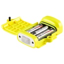 Streamlight SL-SideSaddle - Includes hard hat mount kit (baseplate, slot strap, universal Y-strap) and (3) AAA alkaline batteries - Box - Yellow - 4