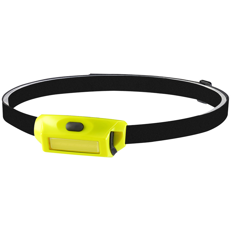 Streamlight Bandit Pro - Includes elastic headstrap, rubber hard hat strap, 3M® Dual Lock® and USB cord - Yellow - Box - 3