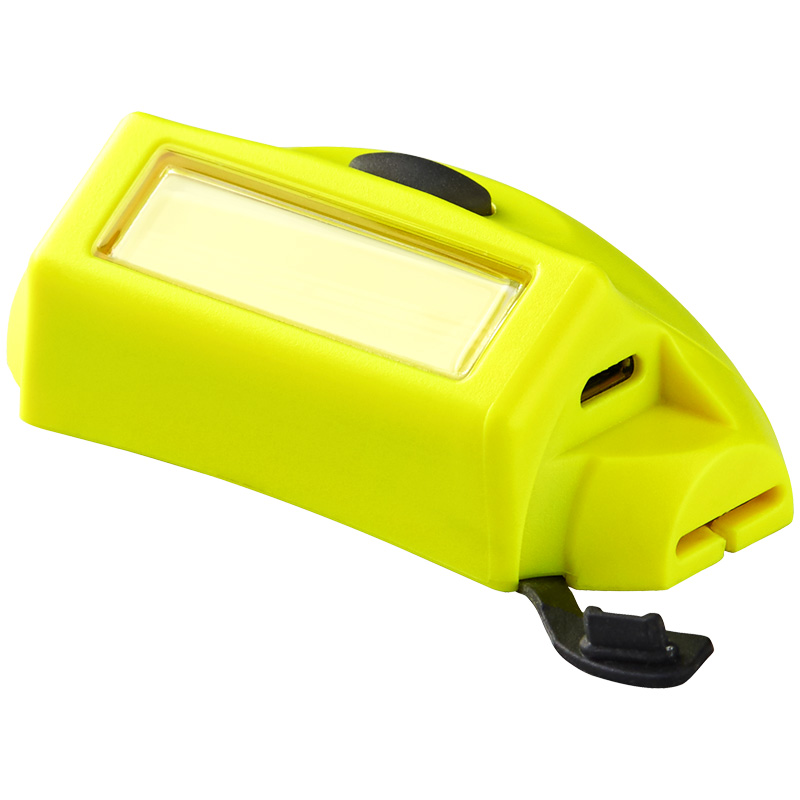 Streamlight Bandit Pro - Includes elastic headstrap, rubber hard hat strap, 3M® Dual Lock® and USB cord - Yellow - Box - 4