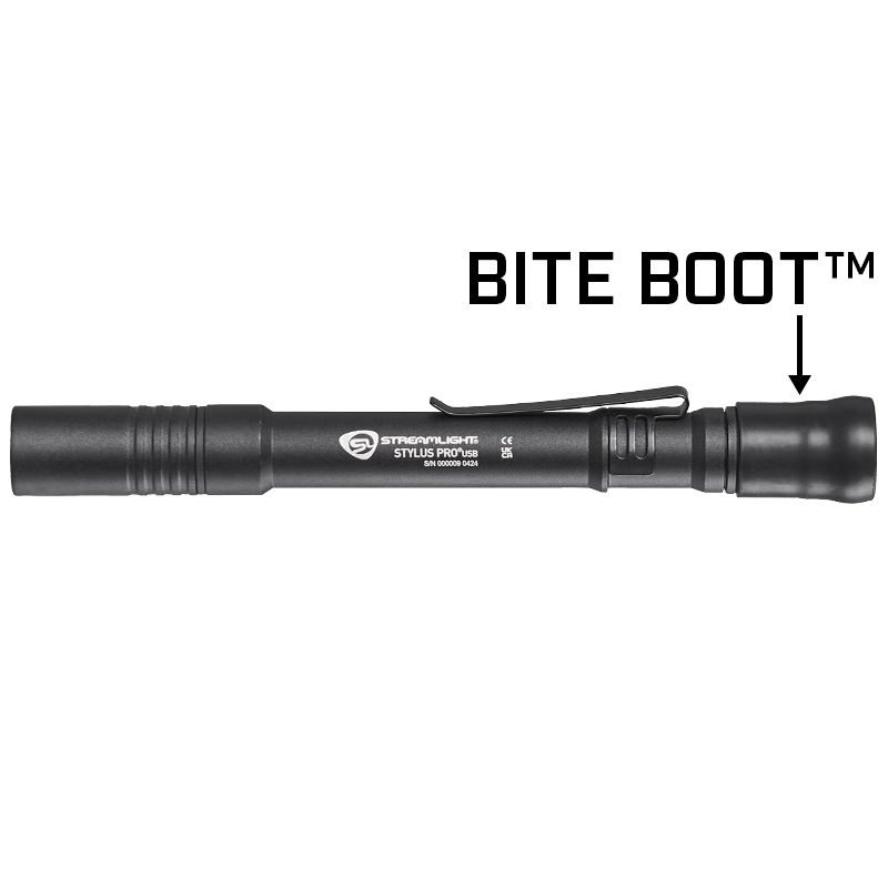 Streamlight Stylus Pro USB - 120V AC - Includes nylon holster - Black with White LED - 4
