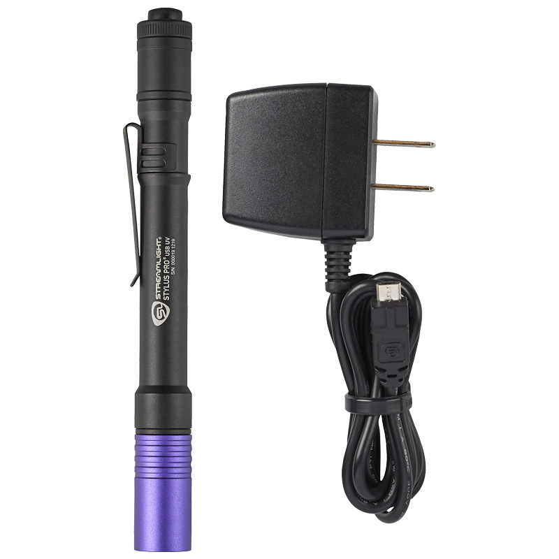 Streamlight Stylus Pro USB UV - 120V AC - Includes nylon holster - 6