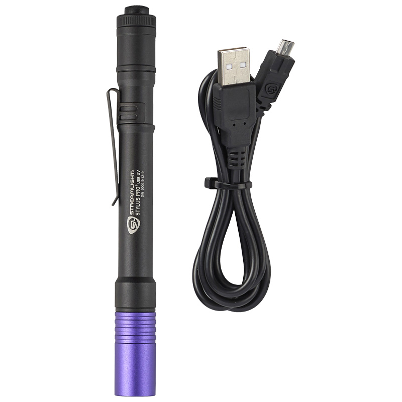 Streamlight Stylus Pro USB UV - Includes nylon holster - 5