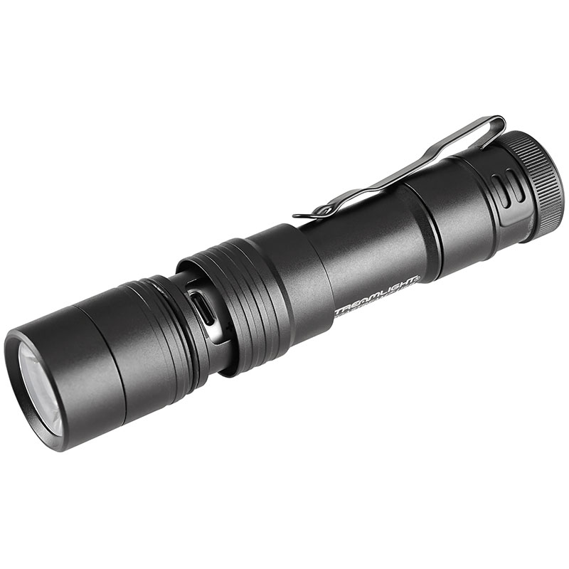 Streamlight MegaStream USB - Includes (1) SL-B34 rechargeable battery pack, USB-C cord and holster - Box - Black - 3
