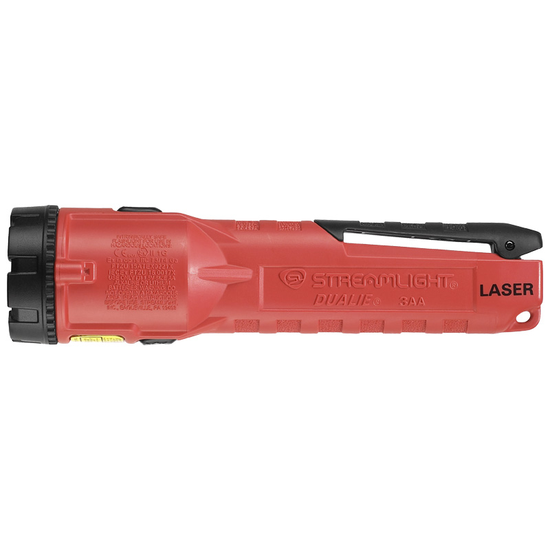 Streamlight Dualie 3AA Laser (ATEX/IECEx) - Includes (3) "AA" Alkaline batteries - Clam - Orange - 4