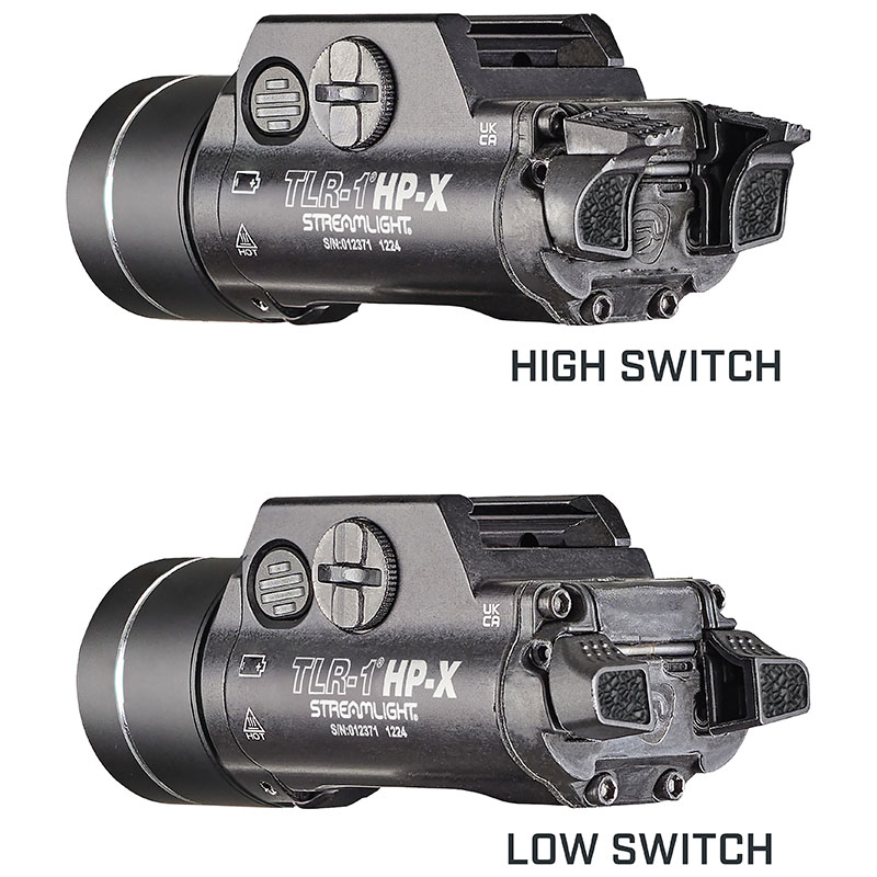 Streamlight TLR-1 HP-X USB – Includes rail locating keys and (2) SL-B9 battery packs – Black - 4