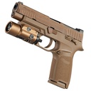 Streamlight TLR-VIR II visible LED/IR illuminator/IR laser - Includes Rail Locating Keys and CR123A lithium battery - Box - Coyote - 3