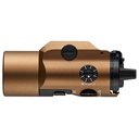 Streamlight TLR-VIR II visible LED/IR illuminator/IR laser - Includes Rail Locating Keys and CR123A lithium battery - Box - Coyote - 6