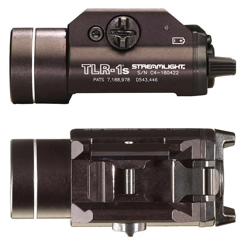 Streamlight TLR-1s Earless screw - Includes Rail Locating Keys and lithium batteries - Box - 2