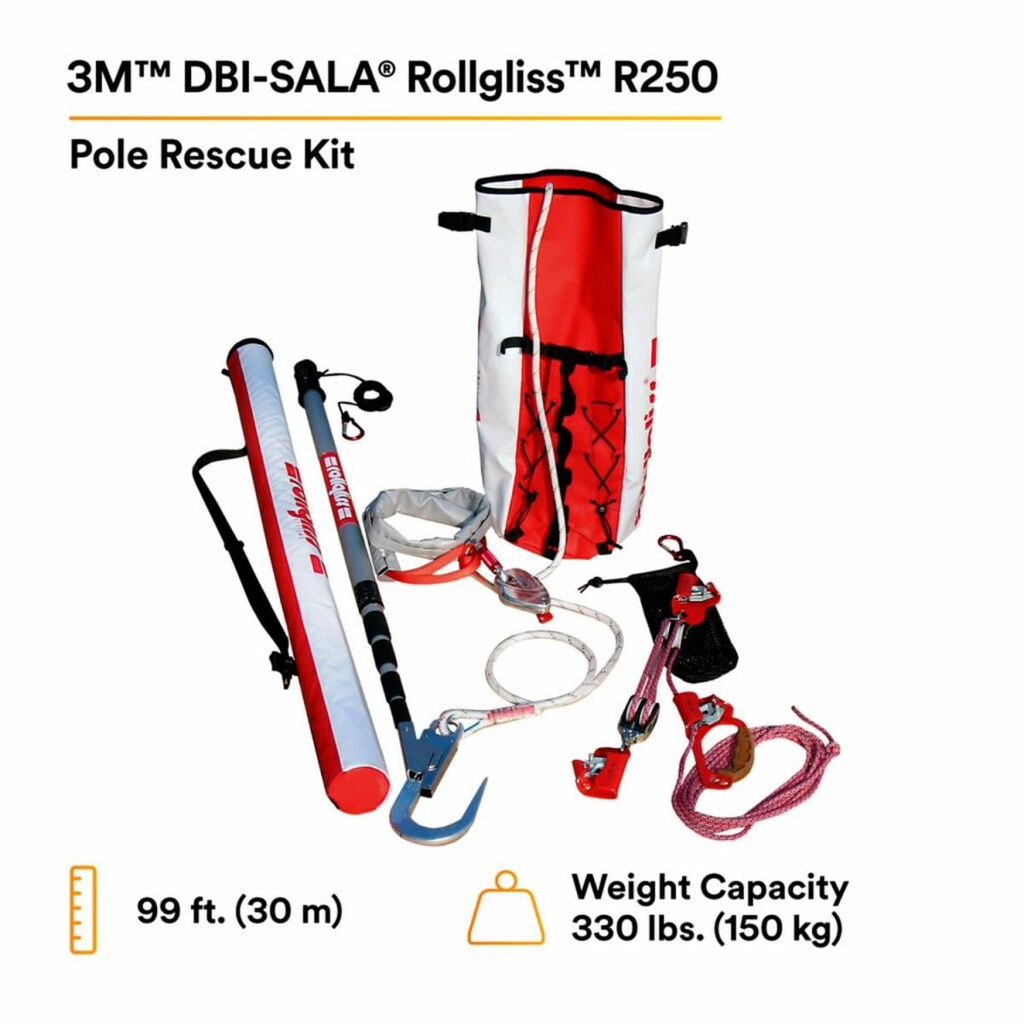 3M™ DBI-SALA® Rollgliss™ R250 Pole Rescue Kit 8900294