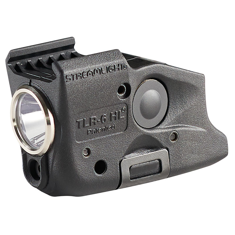 Streamlight TLR-6 HL G (GLOCK® Rail Mount) White LED / Green Laser - Includes (3) SL-B2 batteries and charger - Black - 2
