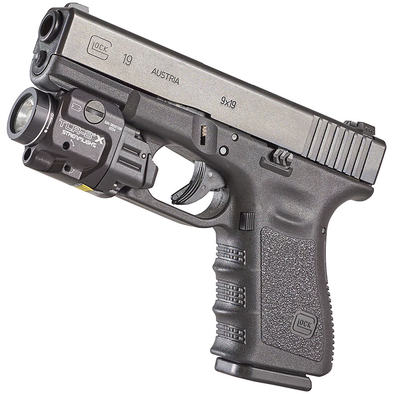 Streamlight TLR-8 X - Includes high switch, low switch, CR123A lithium battery and key kit - Box - 4