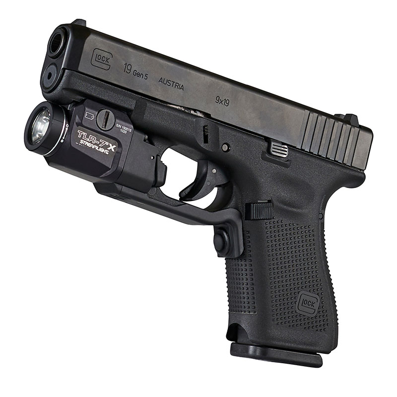 Streamlight TLR-7 X Contour Remote (for most railed GLOCK® Gen 4 or Gen 5 models) - Includes mounting key, CR123A lithium battery - Box - Black - 5