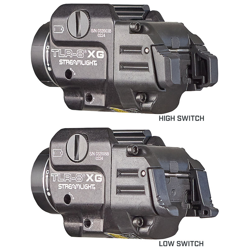 Streamlight TLR-8 X G - Includes high switch, low switch, CR123A lithium battery and key kit - Box - 3