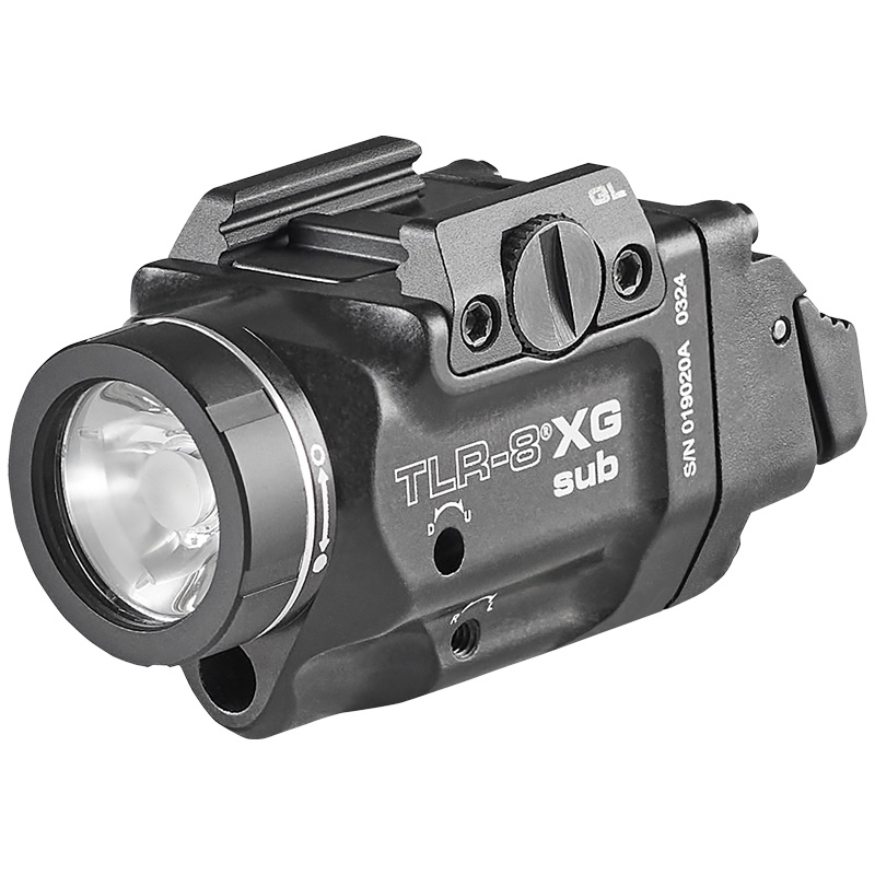Streamlight TLR-8 X G sub (1913) - Includes mounting kit with keys, high/low paddle switches and CR123A lithium battery - Box - 5
