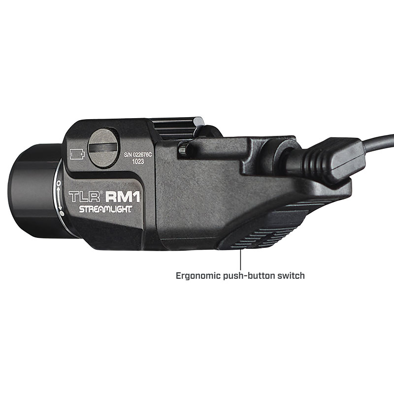 Streamlight TLR RM 1 - Light only - Includes M-LOK Mount, key kit and (1) CR123A lithium battery - Box - Black - 4