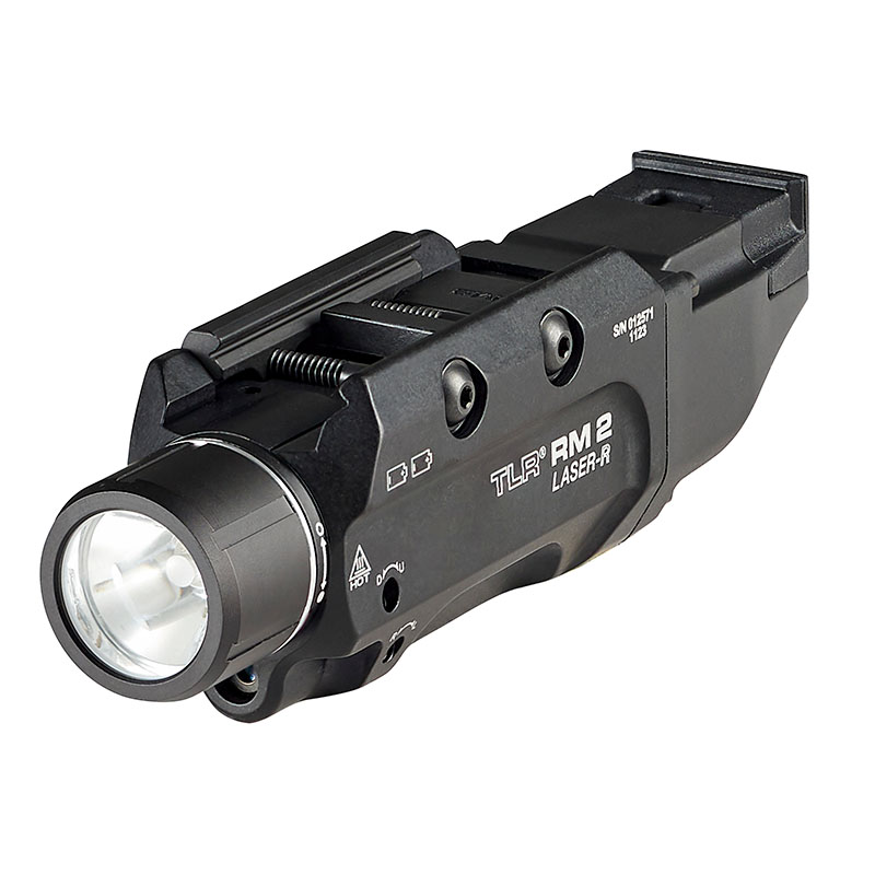 Streamlight TLR RM 2 Laser R - Light only - Includes M-LOK Mount, key kit and (2) CR123A lithium batteries - Box - Black - 2