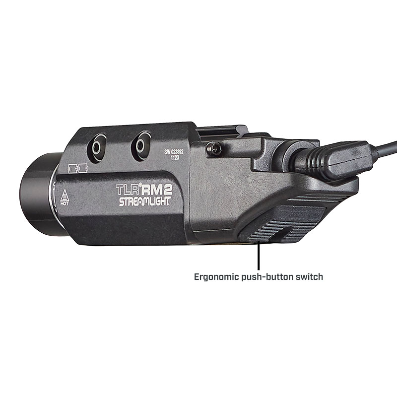 Streamlight TLR RM 2 - Light only - Includes M-LOK Mount, key kit and (2) CR123A lithium batteries - Box - Black - 4