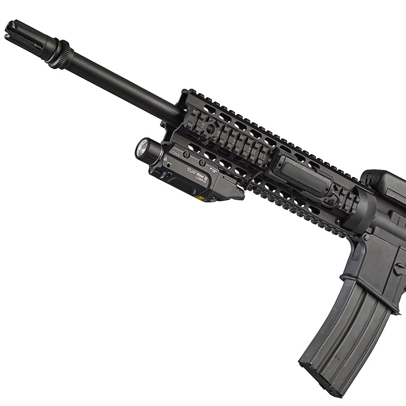 Streamlight TLR RM 2 Laser G - System- Includes M-LOK Mount, remote door switch, remote pressure switch, mounting clips and (2) CR123A lithium batteries - Box - Black - 6