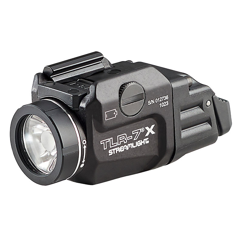 Streamlight TLR-7 X USB - Includes key kit, high/low paddle switches, SL-B9 rechargeable battery pack, and USB-C cord - Black - 2