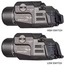 Streamlight TLR-7 HL-X USB – Includes high and low paddle switches, rail locating keys, and (1) SL-B9 lithium battery pack – Black - 4