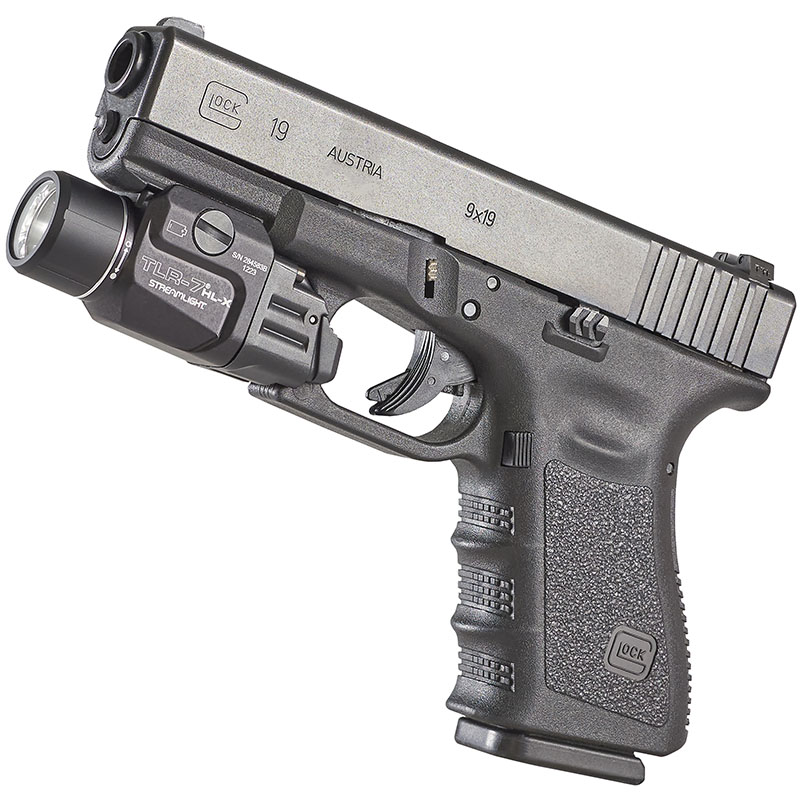 Streamlight TLR-7 HL-X USB – Includes high and low paddle switches, rail locating keys, and (1) SL-B9 lithium battery pack – Black - 5