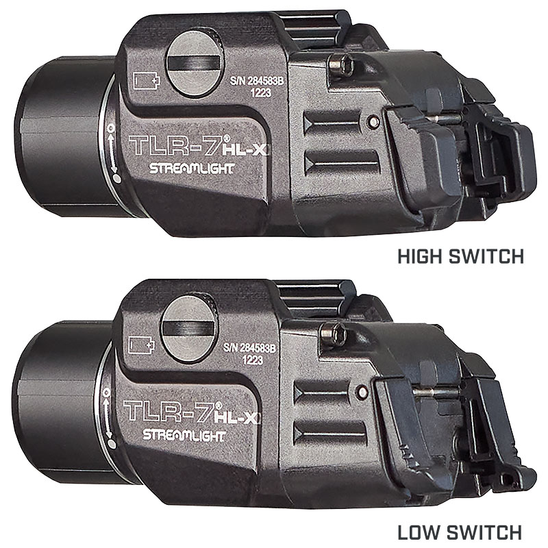 Streamlight TLR-7 HL-X USB – Includes high and low paddle switches, rail locating keys, and (1) SL-B9 lithium battery pack – FDE - 4