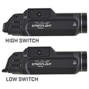 Streamlight TLR-9 - Includes high switch (mounted), low switch, (2) CR123A lithium batteries and key kit - Box - 4