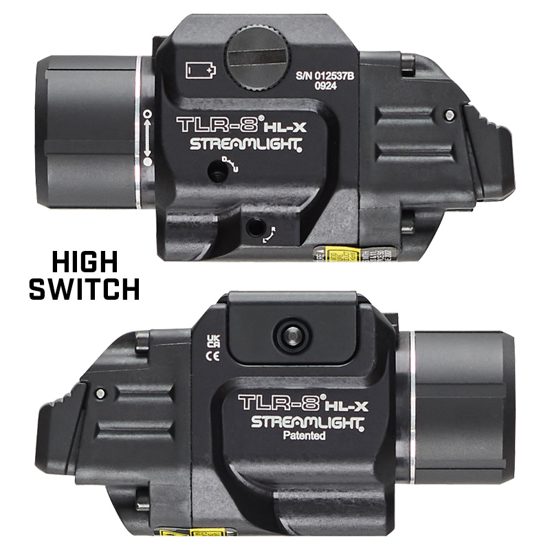Streamlight TLR-8 HL-X USB – Includes high and low switches, (1) SL-B9 rechargeable battery pack, USB-C cord, multi-tool and key kit - Box - 5