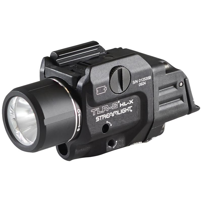 Streamlight TLR-8 HL-X USB – Includes high and low switches, (1) SL-B9 rechargeable battery pack, USB-C cord, multi-tool and key kit - Box - 6