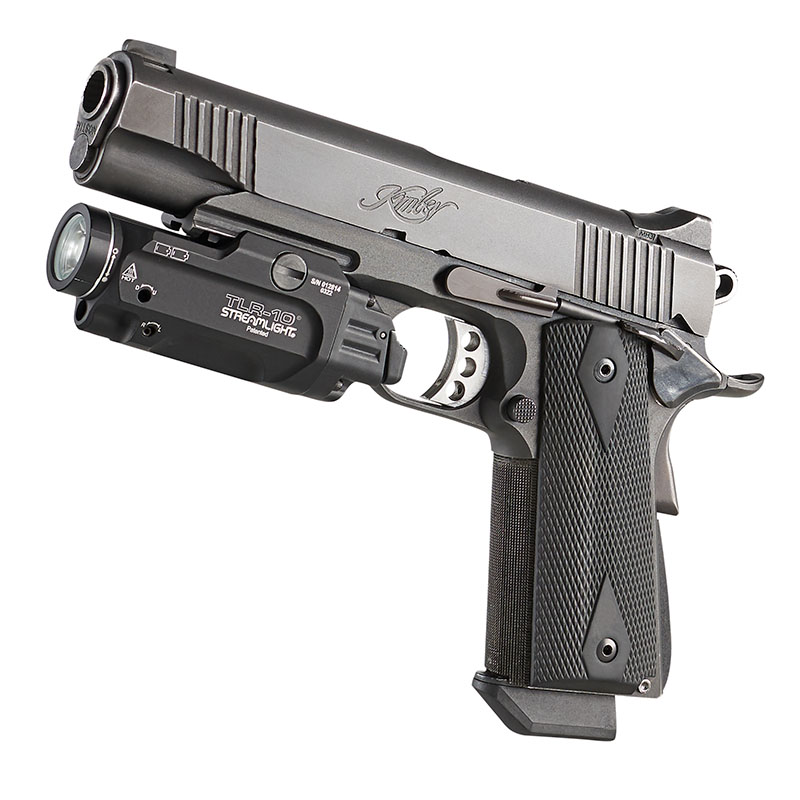 Streamlight TLR-10 - Includes high switch (mounted), low switch, (2) CR123A lithium batteries and key kit - Black - 5