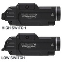 Streamlight TLR-10 G - Includes high switch (mounted), low switch, (2) CR123A lithium batteries and key kit - Black - 4