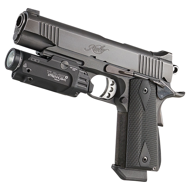 Streamlight TLR-10 G - Includes high switch (mounted), low switch, (2) CR123A lithium batteries and key kit - Black - 5