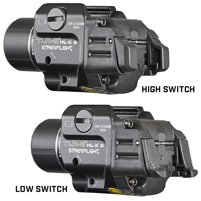 Streamlight TLR-8 HL-X G USB – Includes high and low switches, (1) SL-B9 rechargeable battery pack, USB-C cord, multi-tool and key kit - Box - 3