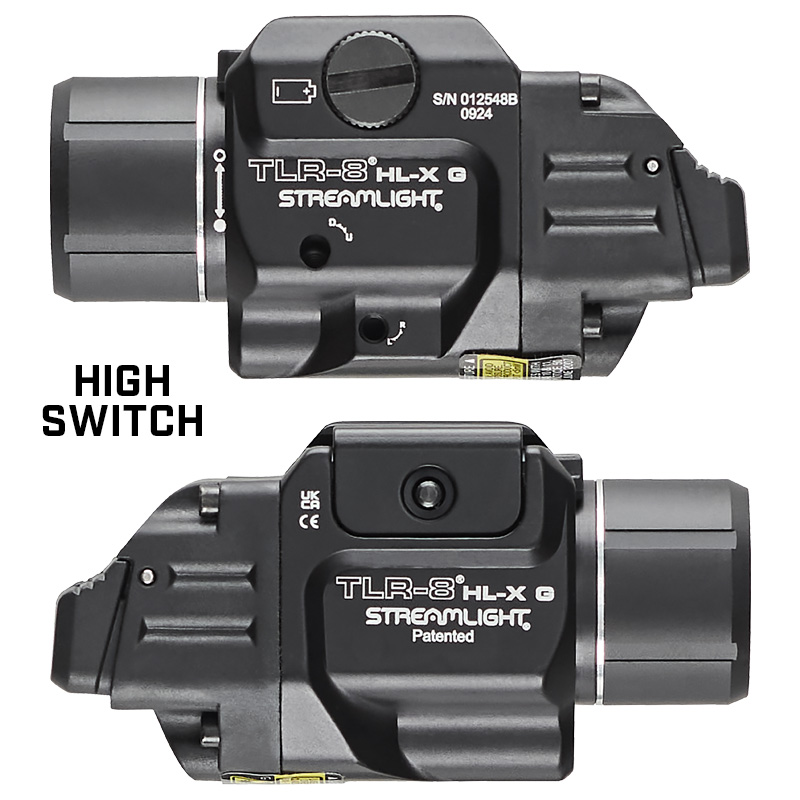 Streamlight TLR-8 HL-X G USB – Includes high and low switches, (1) SL-B9 rechargeable battery pack, USB-C cord, multi-tool and key kit - Box - 5