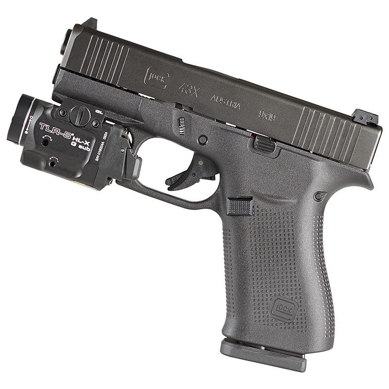 Streamlight TLR-8 HL-X G sub USB (1913OS) - Includes high and low switches, (1) SL-B9 rechargeable battery pack, USB-C cord, multi-tool and mounting kit with key - Box - 5