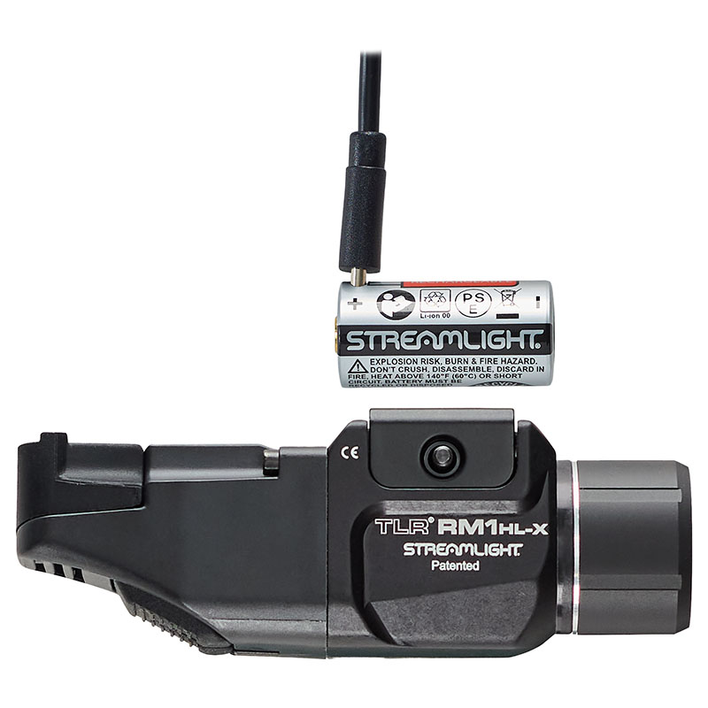 Streamlight TLR RM 1 HL-X USB - System - Includes M-LOK Mount, key kit, mounting hardware, straight momentary pressure switch, (1) SL-B9 rechargeable battery pack and USB-C cord - Box - 3