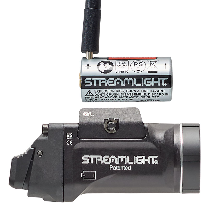 Streamlight TLR-7 HL-X sub USB (1913) - Includes mounting kit with key, multi-tool and (1) SL-B9 Li-ion rechargeable battery pack and USB-C cord - Black - 2