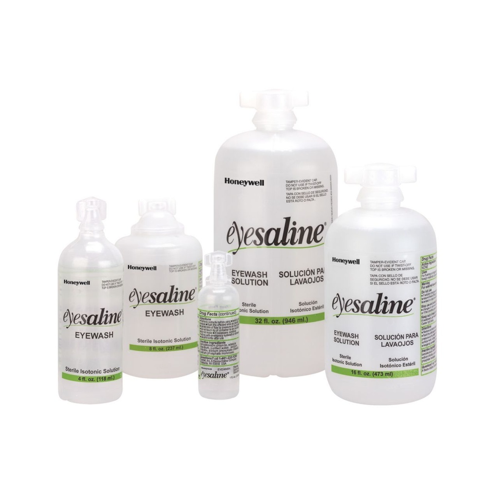 Eyesaline Personal Eyewash Bottle, W/ 32 Oz Capacity