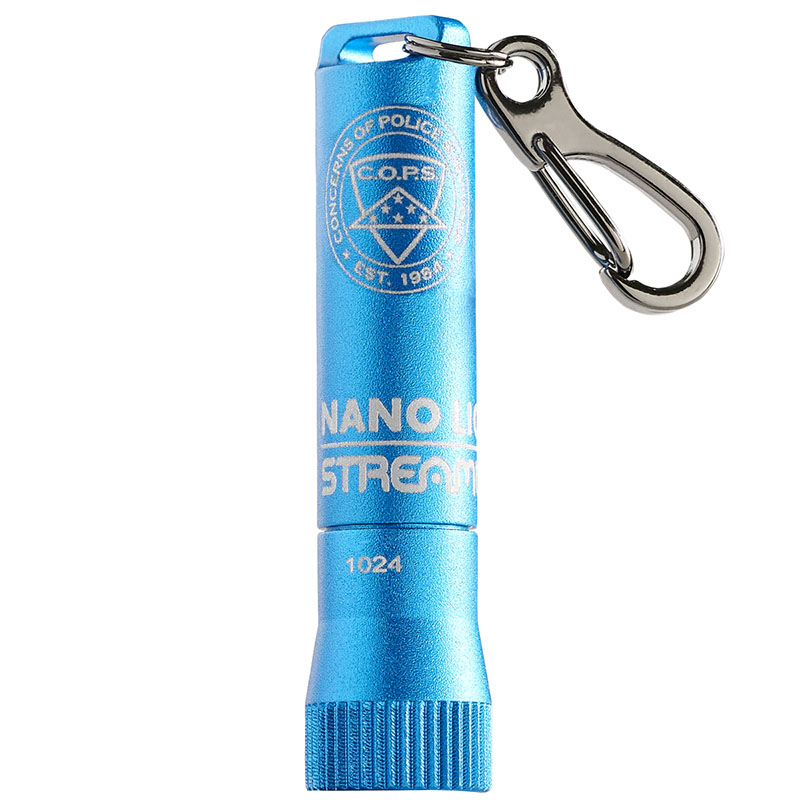 Streamlight Nano Light II - Includes (1) AAAA alkaline battery - Blue (C.O.P.S) - 4