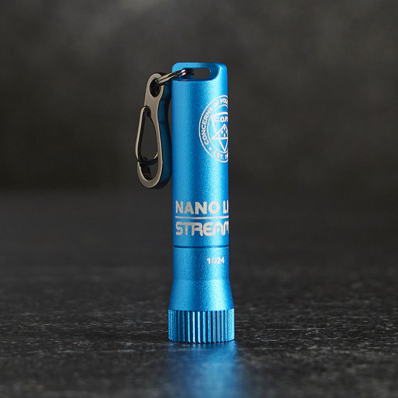 Streamlight Nano Light II - Includes (1) AAAA alkaline battery - Blue (C.O.P.S) - 6